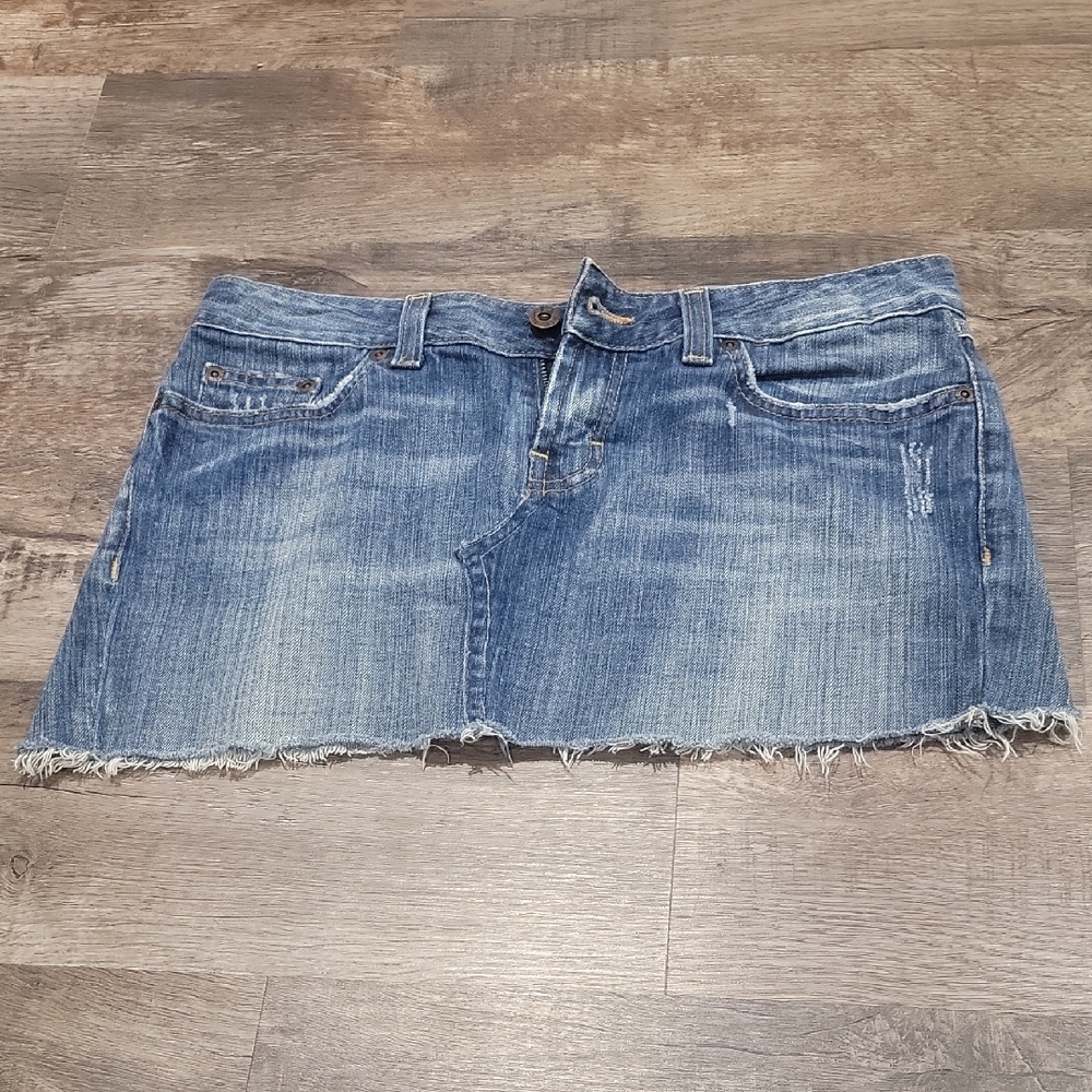 BKE Blue Mini Skirt Casual Night Out